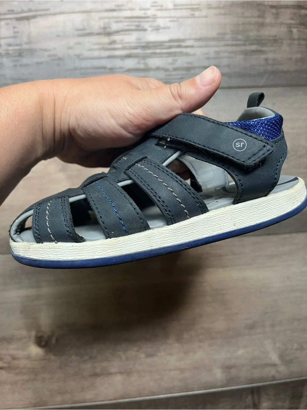 Stride Rite Navy and Blue Paddy Sneaker Sandal